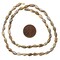 The Bead Chest Vintage Japanese Rice Pearl Beads: Authentic Craft Beading Supplies | Brown | Full Strand